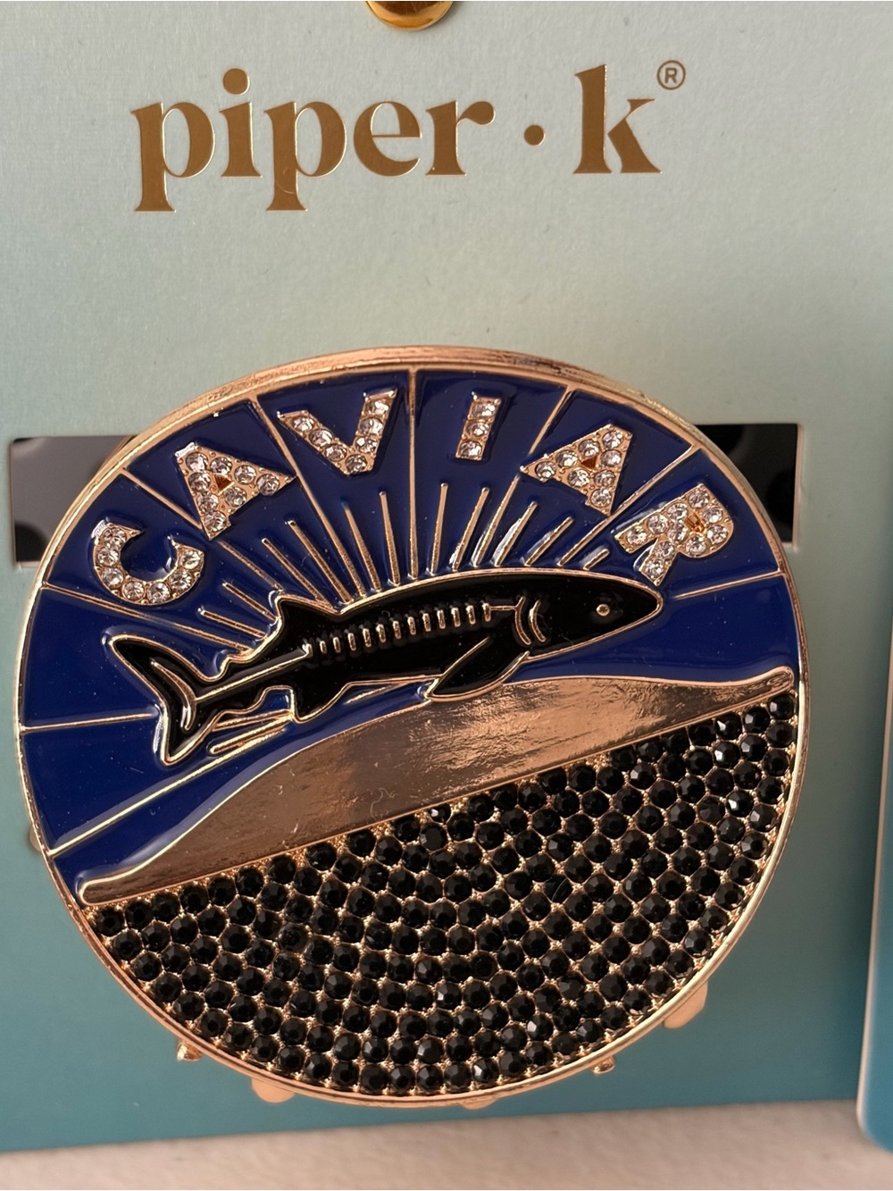 Piper K Caviar Pearl-Trimmed Hair Claws and Metal Caviar Claw - Picture 2 of 5